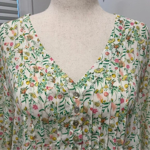 Rose & Olive Lightweight Romantic V-Neck Blouse, Women’s Size 2X - Picture 4 of 12